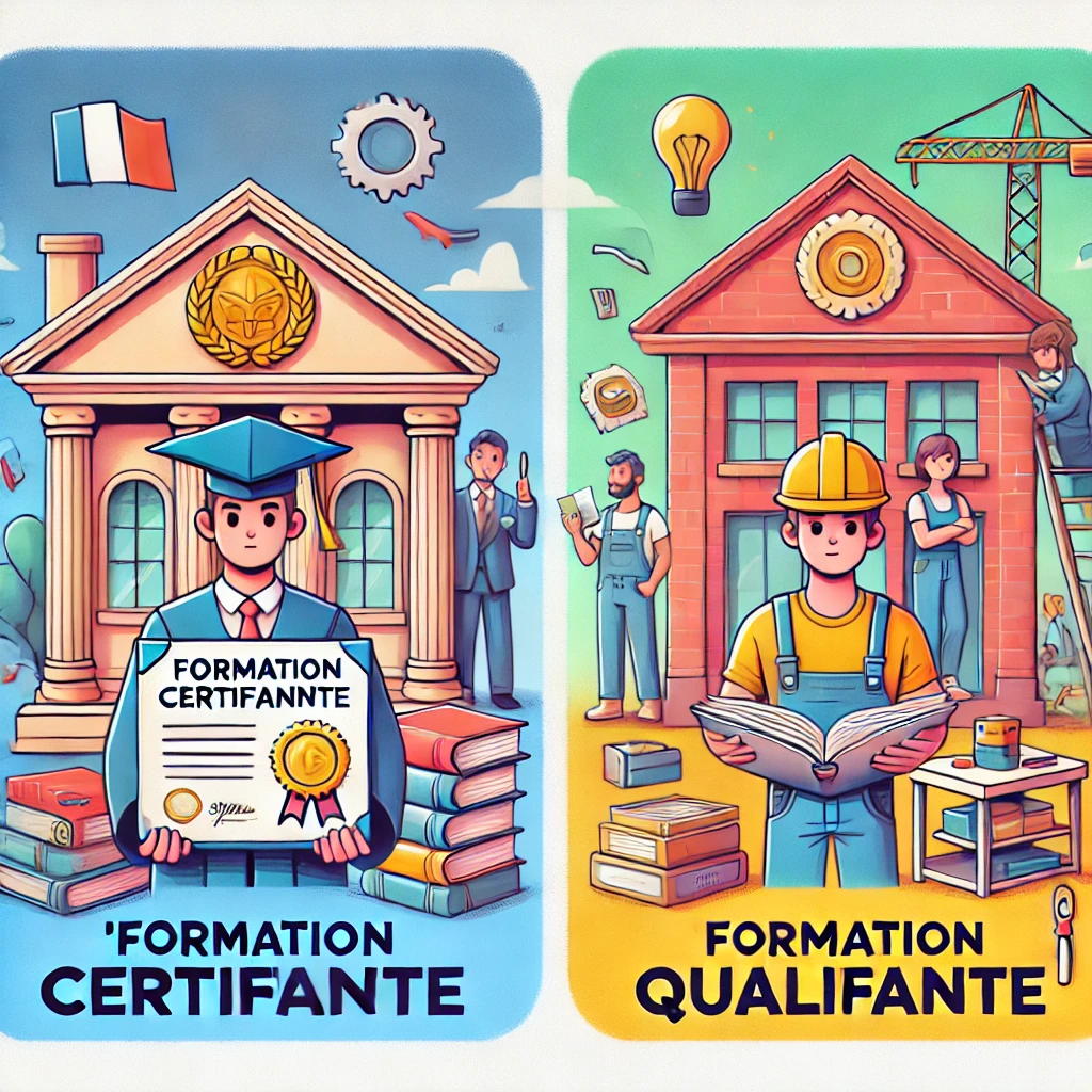 Formation certifiante ou qualifiante : quelle est la différence ?