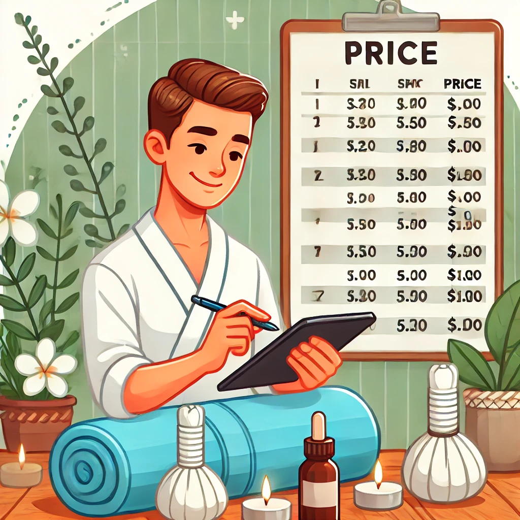 Comment fixer ses prix pour un massage bien-être ?